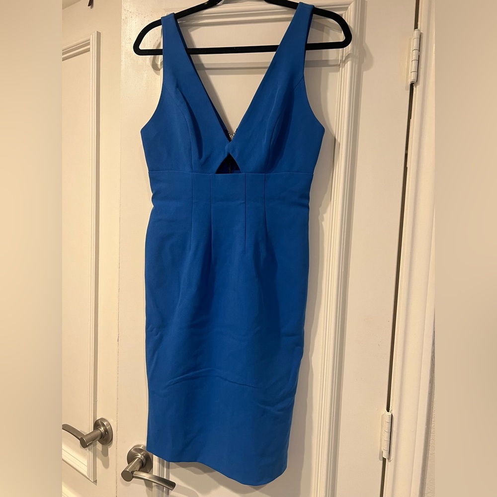 Alice + Olivia NWT cobalt blue dress with cutouts 6